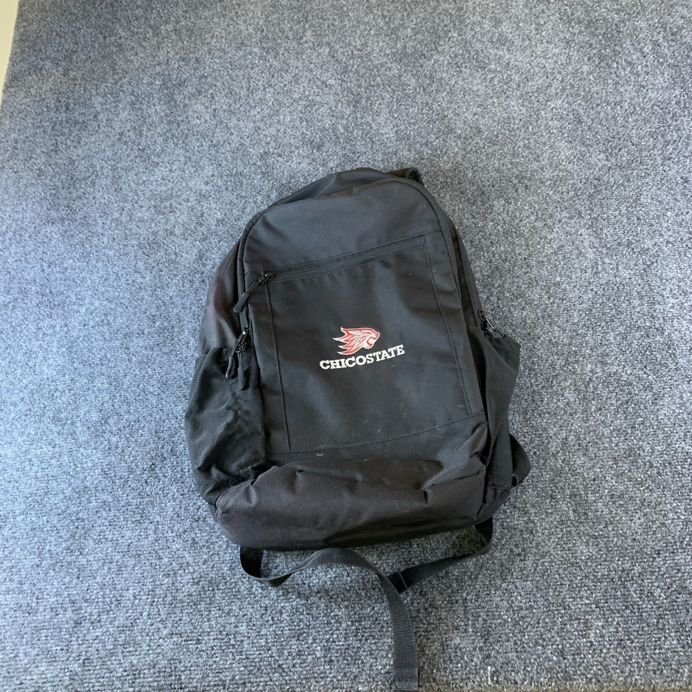 Chico State Wildcats Athletic Backpack Black Outer Pockets Adjustable Shoulder